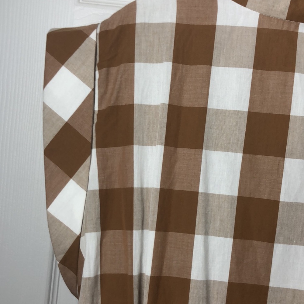 Anthropologie WHIT TWO Gingham Romper - Picture 10 of 11
